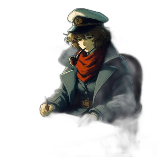 staff, hat, jacket, weapon, concept art, watercolor, pixel art, fantasy art transparent PNG cut-out