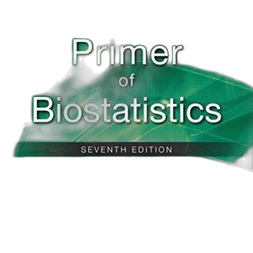 cover, primer, biostatistics, seventh, edition, features, green, abstract transparent PNG cut-out
