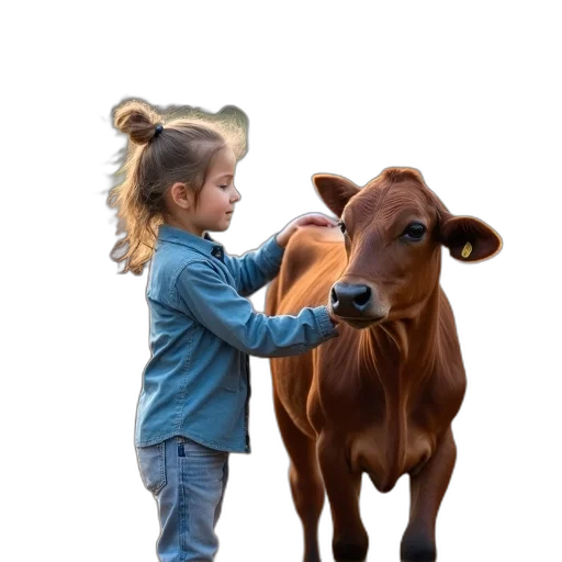 animal, creature, food, photorealistic, oil painting, concept art, young, girl transparent PNG cut-out