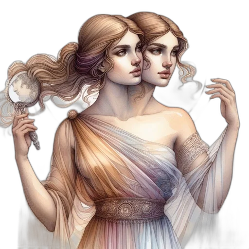 dress, jewelry, face, fantasy art, concept art, watercolor, photorealistic, fire transparent PNG cut-out