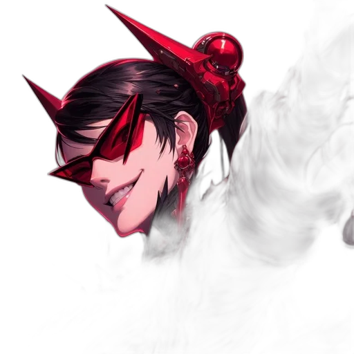 mask, dragon, staff, face, concept art, fantasy art, pixel art, anime transparent PNG cut-out