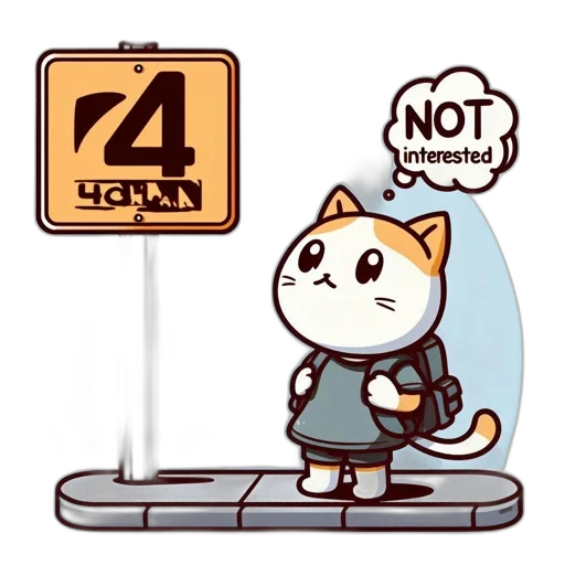 staff, concept art, pixel art, 3d render, cartoon, cat, wears, gray transparent PNG cut-out