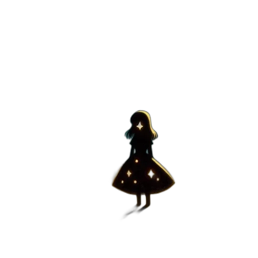 dress, staff, crown, robot, pixel art, concept art, anime, cartoon transparent PNG cut-out