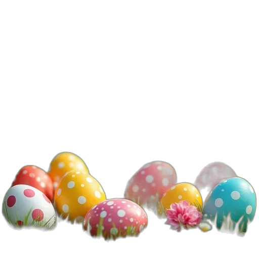 3d render, concept art, photorealistic, pastel, easter, celebration, background, colorful transparent PNG cut-out