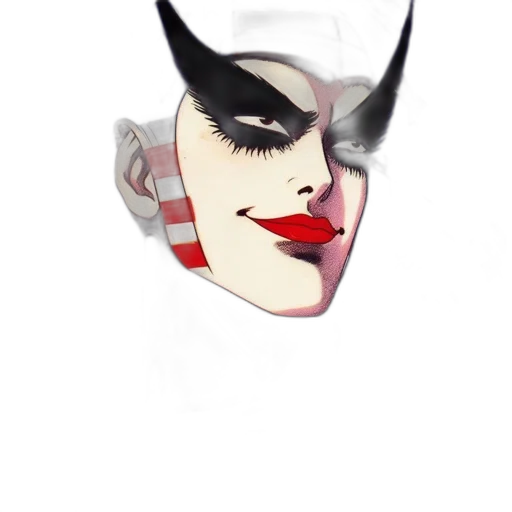 mask, face, hat, crown, photorealistic, cartoon, comic book art, concept art transparent PNG cut-out