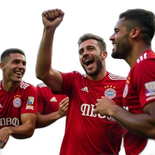bayern, celebrate, win, bundesliga transparent PNG cut-out