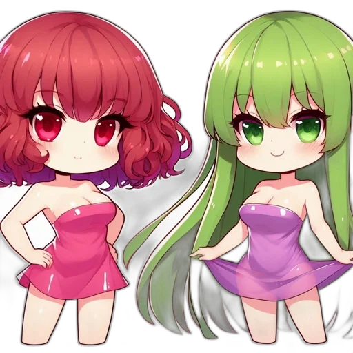 anime, pixel art, 3d render, vaporwave, green, neon, colorful, red transparent PNG cut-out