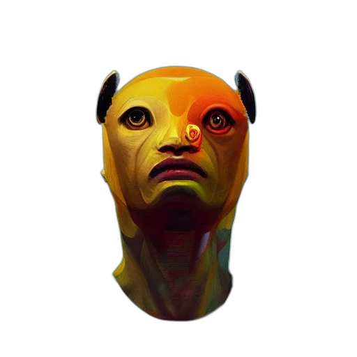 mask, face, creature, animal transparent PNG cut-out
