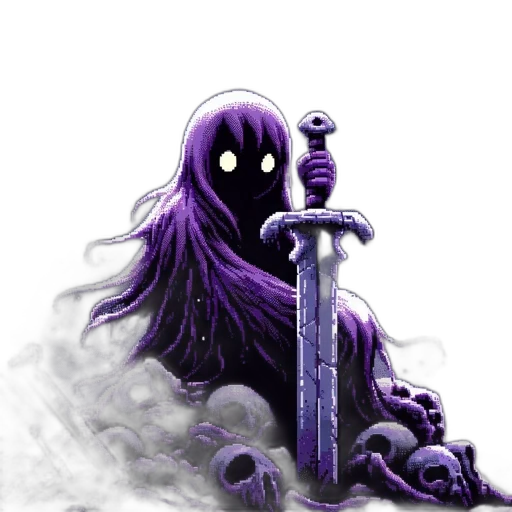sword, staff, weapon, creature, fantasy art, concept art, pixel art, comic book art transparent PNG cut-out