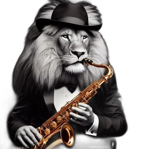 staff, animal, photorealistic, concept art, cartoon, fantasy art, anthropomorphic, lion transparent PNG cut-out