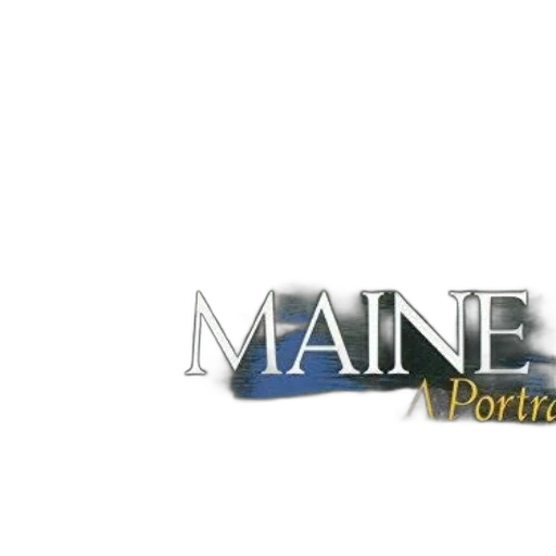 maine, portrait, book, cover, featuring, scenic, coastal, landscape transparent PNG cut-out