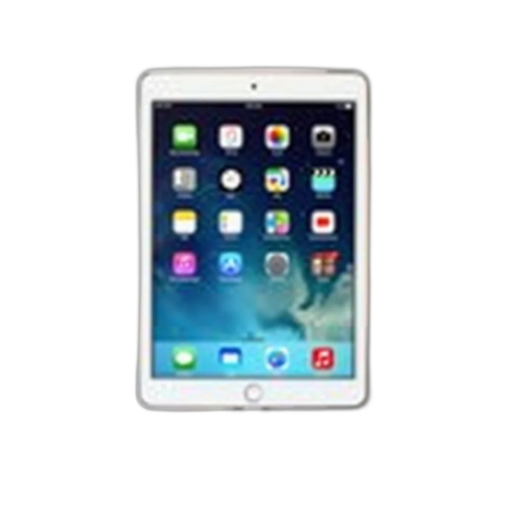 white, ipad, black, bezel, displayed, against, background, screen transparent PNG cut-out