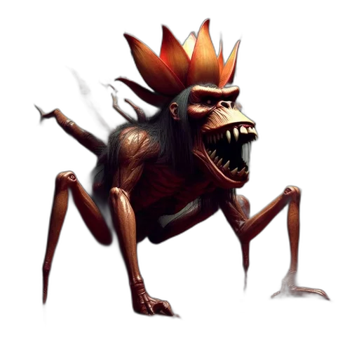 creature, dragon, animal, mask, concept art, fantasy art, 3d render, pixel art transparent PNG cut-out