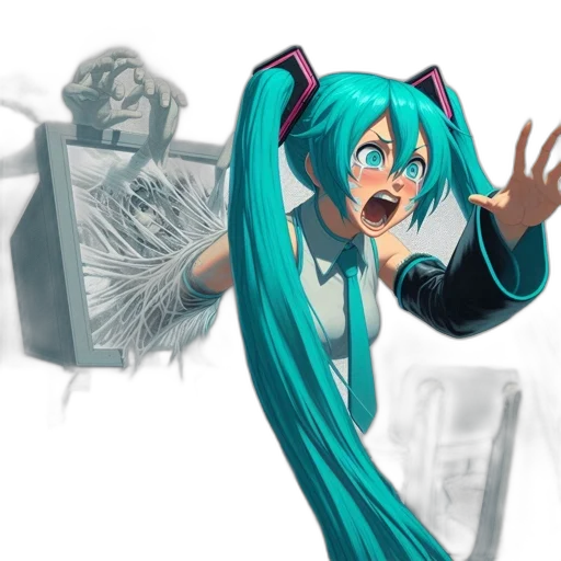 robot, weapon, creature, concept art, anime, 3d render, comic book art, underwater transparent PNG cut-out