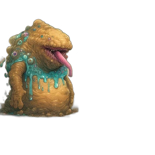 creature, dragon, animal, food, concept art, 3d render, fantasy art, watercolor transparent PNG cut-out