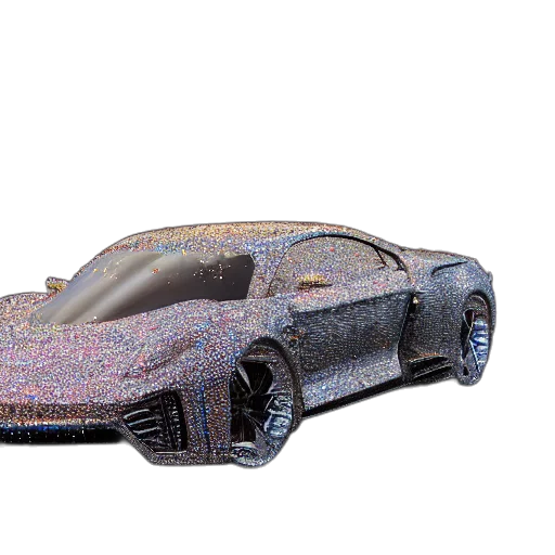 car, weapon, 3d render, photorealistic transparent PNG cut-out