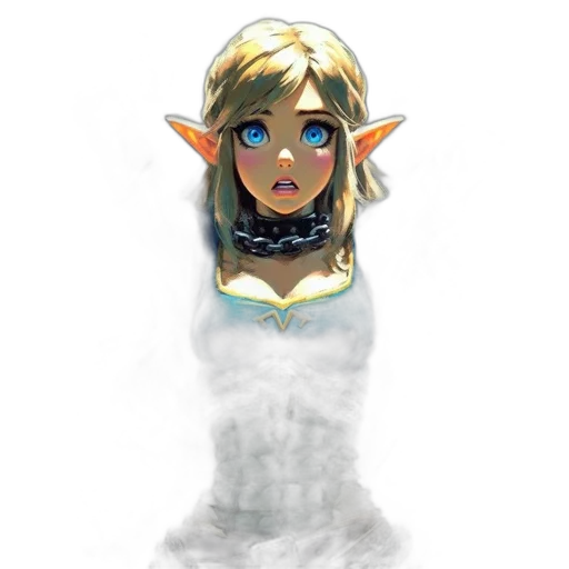 dress, face, staff, mask, concept art, fantasy art, pixel art, 3d render transparent PNG cut-out