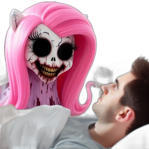 mask, creature, face, hair, concept art, cartoon, photorealistic, anime transparent PNG cut-out