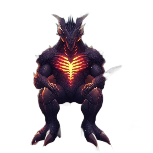 dragon, creature, animal, staff, concept art, fantasy art, pixel art, 3d render transparent PNG cut-out