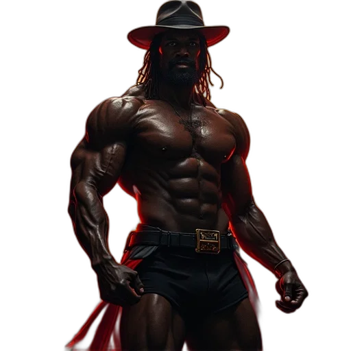 concept art, comic book art, fantasy art, photorealistic, black, belt, jones, thrill transparent PNG cut-out