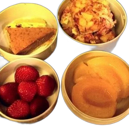 food, golden, variety, desserts, including, strawberries, cake, fruit transparent PNG cut-out