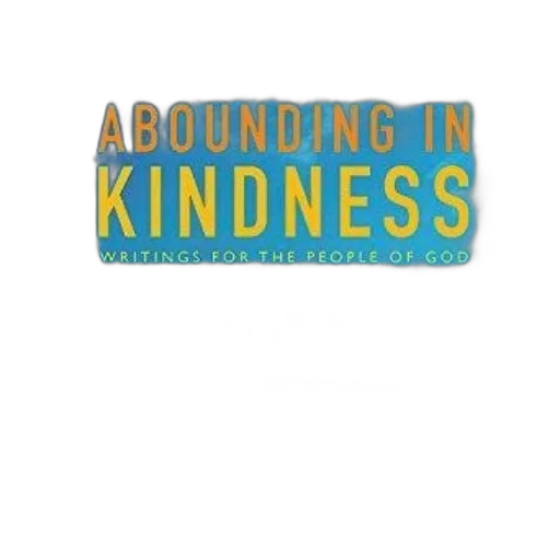 abounding, kindness, writings, people, god, book, cover, featuring transparent PNG cut-out