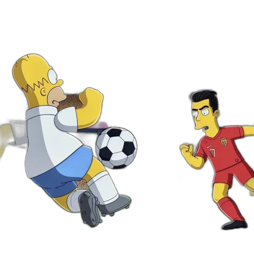 cartoon, concept art, simpsons, animated, scene, shows, homer, playing transparent PNG cut-out