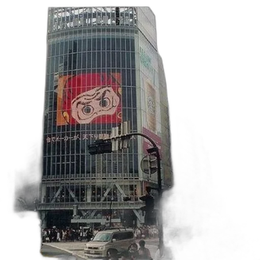 building, face, mask, robot, concept art, photorealistic, anime, comic book art transparent PNG cut-out