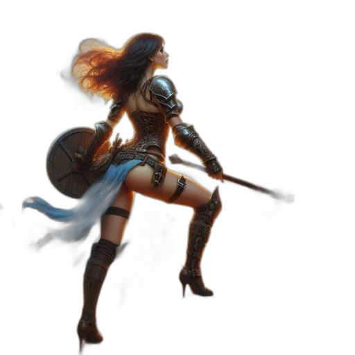 sword, staff, weapon, concept art, fantasy art, pixel art, comic book art, blue transparent PNG cut-out