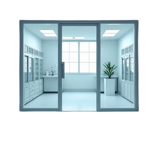 building, furniture, staff, robot, 3d render, photorealistic, concept art, vaporwave transparent PNG cut-out