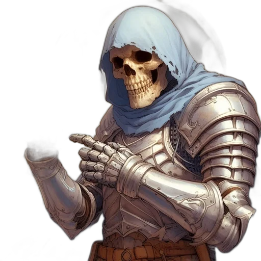 mask, face, sword, weapon, concept art, fantasy art, pixel art, 3d render transparent PNG cut-out