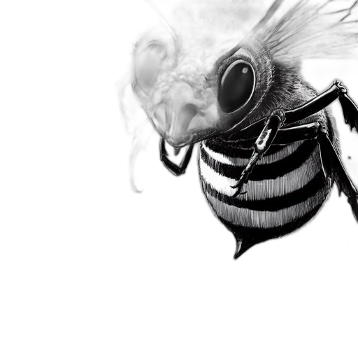 animal, creature, concept art, photorealistic, 3d render, comic book art, monochrome, illustration transparent PNG cut-out