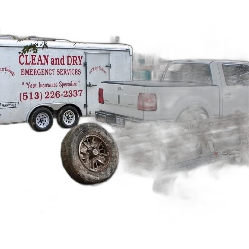 car, 3d render, concept art, photorealistic, white, truck, mud-covered, tire transparent PNG cut-out