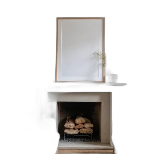 furniture, 3d render, photorealistic, earth tones, cozy, living, room, white transparent PNG cut-out