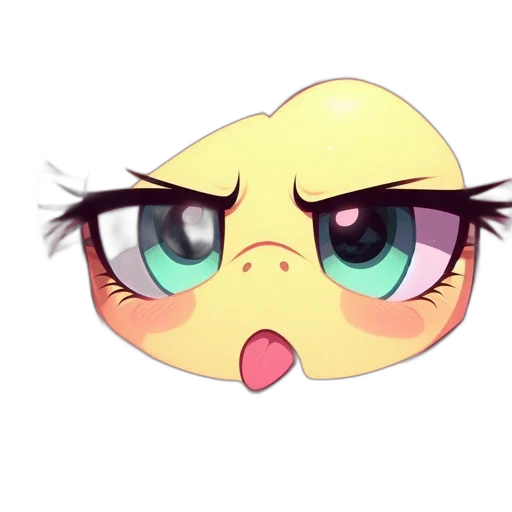 face, staff, creature, mask, anime, cartoon, pixel art, 3d render transparent PNG cut-out
