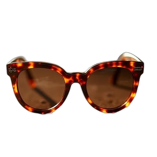 3d render, celine, tortoises, sunglasses transparent PNG cut-out