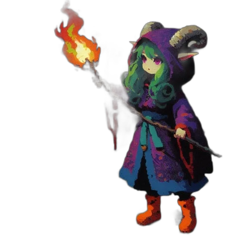 staff, dragon, weapon, mask, concept art, fantasy art, pixel art, 3d render transparent PNG cut-out