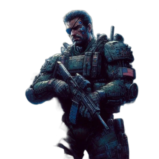 weapon, concept art, cyberpunk, pixel art, comic book art, green, red, pastel transparent PNG cut-out