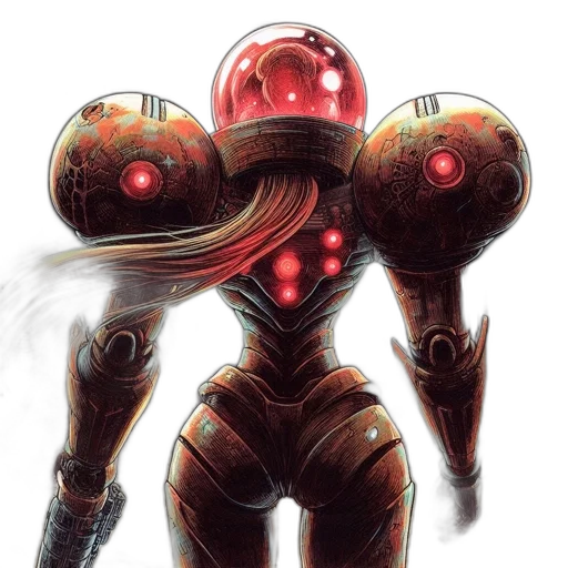 robot, concept art, comic book art, 3d render, cyberpunk, barren, landscape, futuristic transparent PNG cut-out