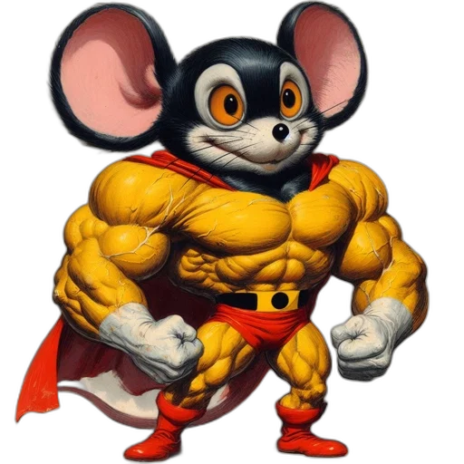 animal, weapon, concept art, comic book art, 3d render, cartoon, brave, furry transparent PNG cut-out