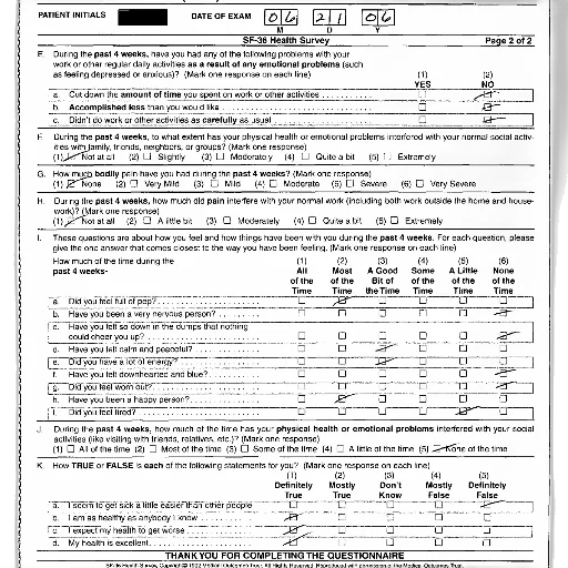 page, sf-36, health, survey, which, includes, questions, about transparent PNG cut-out