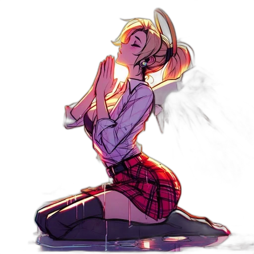 dress, sword, concept art, pixel art, comic book art, watercolor, neon lights, fire transparent PNG cut-out