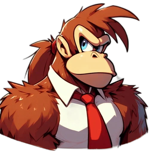 staff, animal, cartoon, pixel art, concept art, 3d render, earth tones, anthropomorphic transparent PNG cut-out