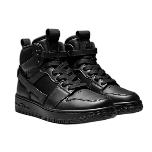 shoes, 3d render, photorealistic, air transparent PNG cut-out