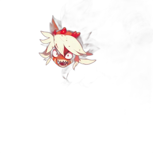 crown, mask, dragon, hat, pixel art, concept art, anime, watercolor transparent PNG cut-out