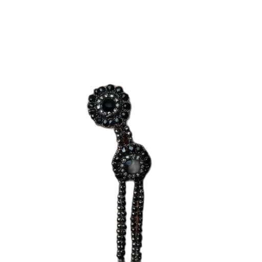 jewelry, staff, crown, weapon, 3d render, dark, black, crystal transparent PNG cut-out