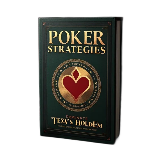 book, cover, says, poker, strategies, dominate, texas, holdem transparent PNG cut-out