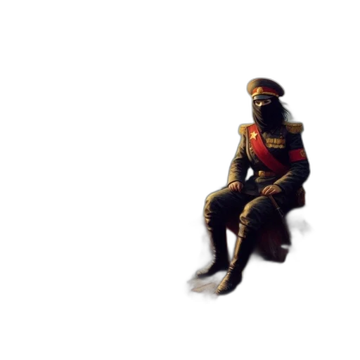 robot, staff, crown, hat, 3d render, concept art, pixel art, photorealistic transparent PNG cut-out