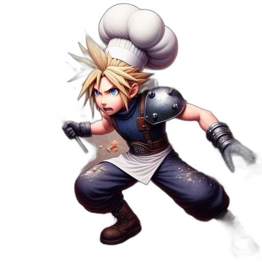 staff, weapon, food, sword, concept art, pixel art, 3d render, fantasy art transparent PNG cut-out