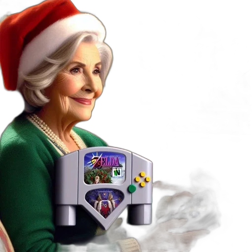 robot, concept art, elderly, woman, presumably, mrs, claus, relaxes transparent PNG cut-out